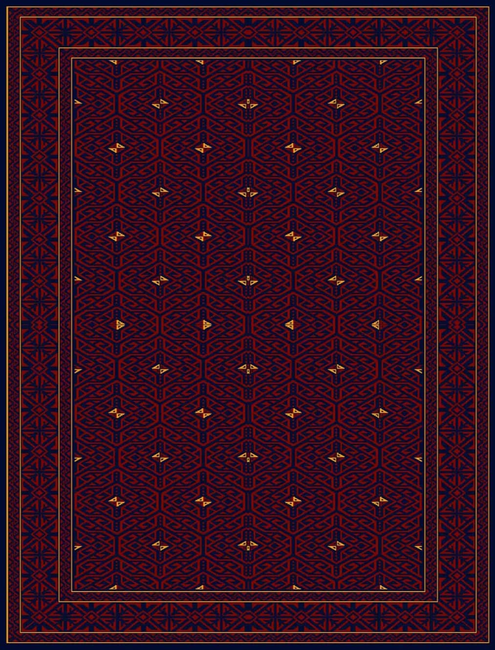فرش لاکی فانتزی کلکسیون CHERRY کد 520S