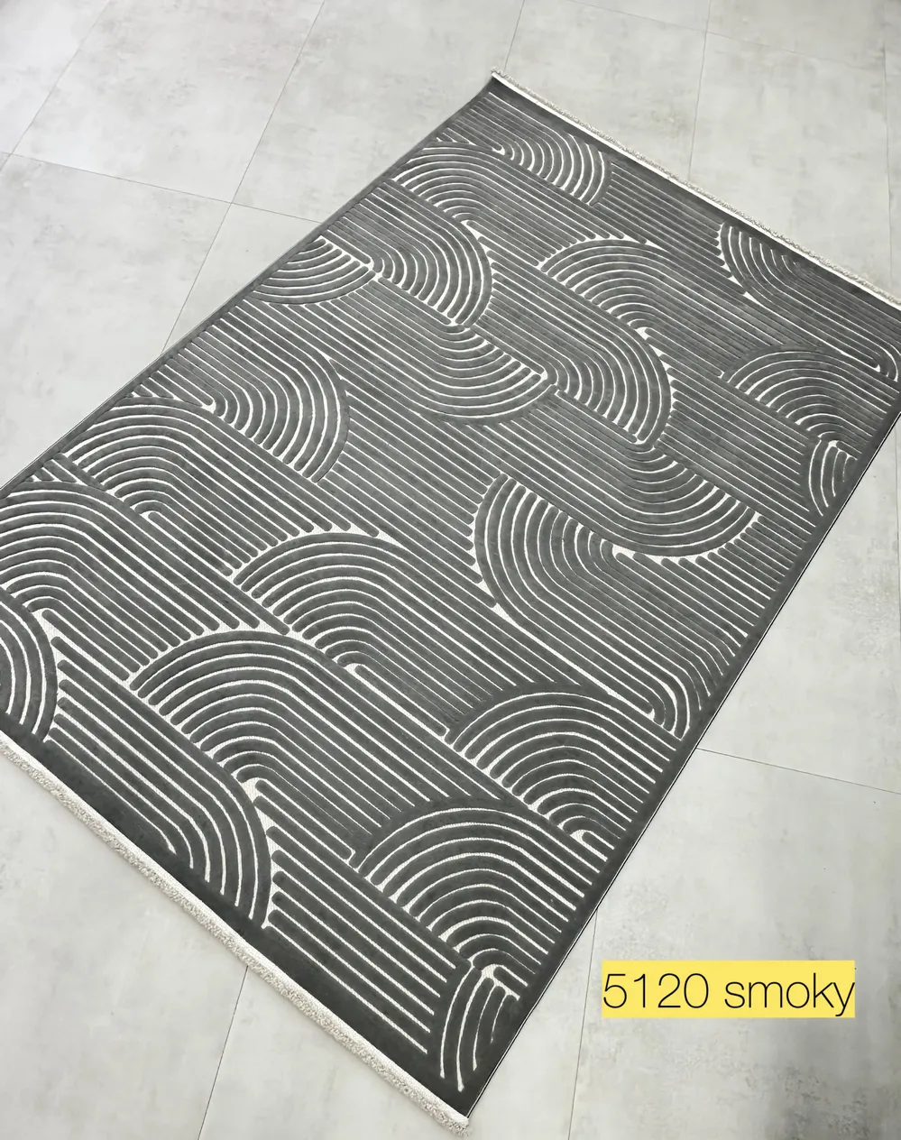 فرش 420 شانه کلکسیون Deluxe کد 5120-SMOKY