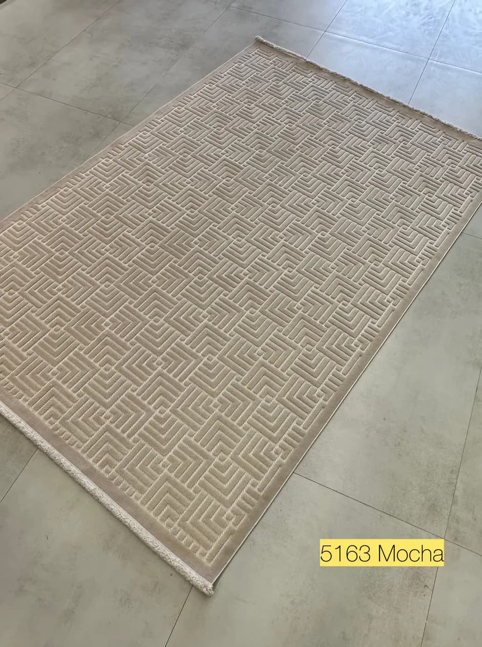 فرش 420 شانه کلکسیون Deluxe کد 5163-MOKA