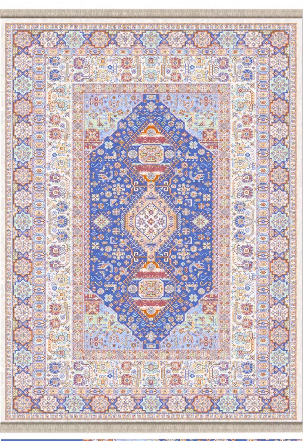 فرش کلاسیک تبریز کلکسیون Empera - سبز کرمان