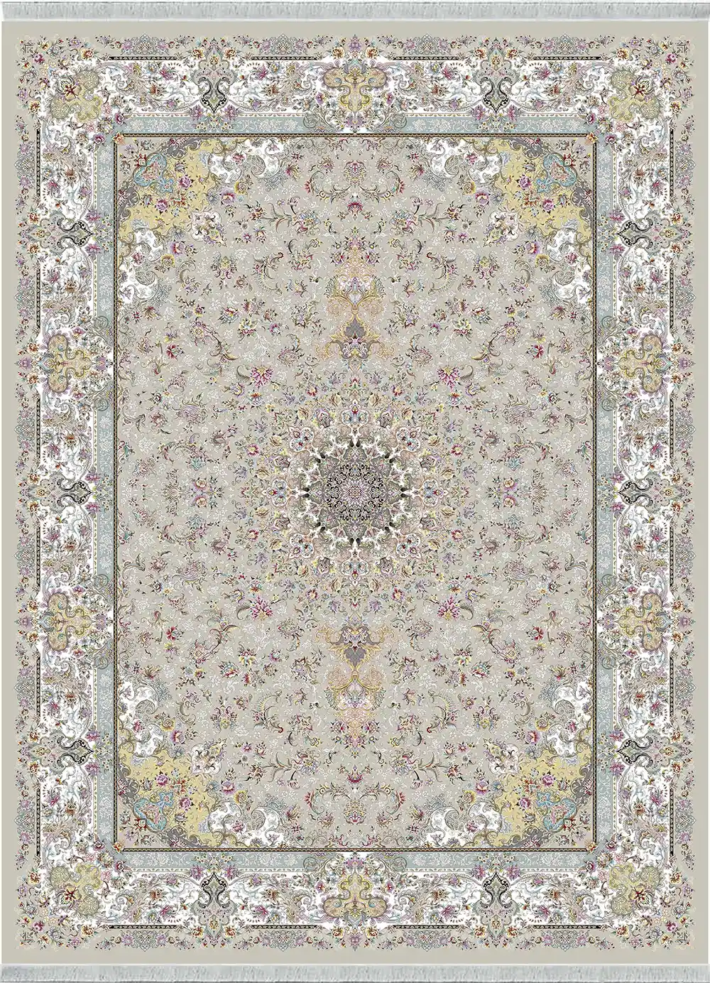 فرش 1200 شانه کلکسیون VELORA RANGI کد RANGI-DELARA-NOGHREI