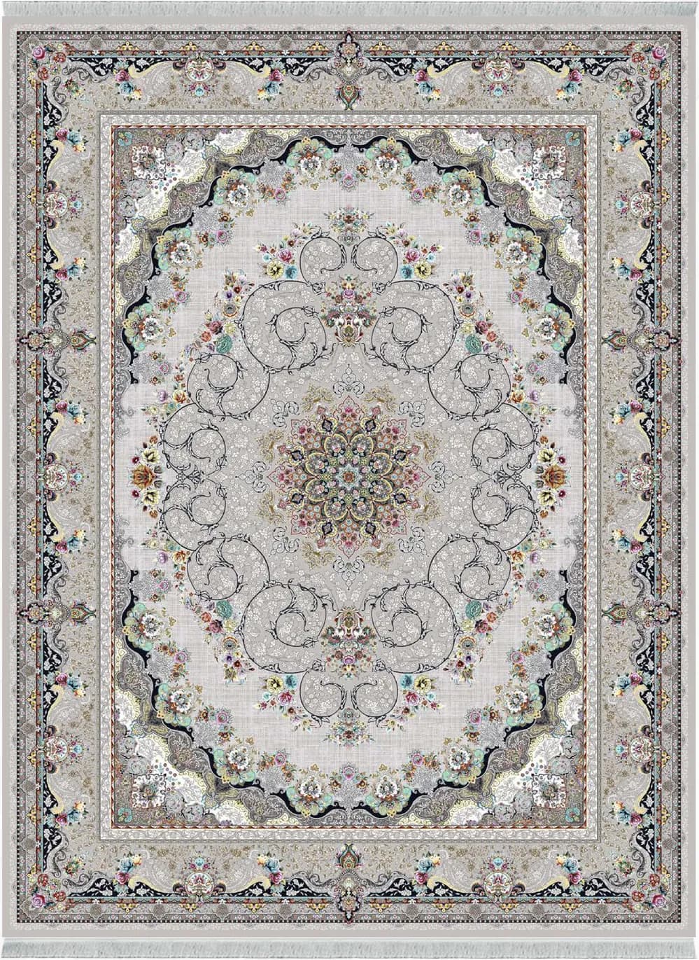 فرش 1200 شانه کلکسیون VELORA RANGI کد RANGI-GOLESTAN-NGHRH-AY