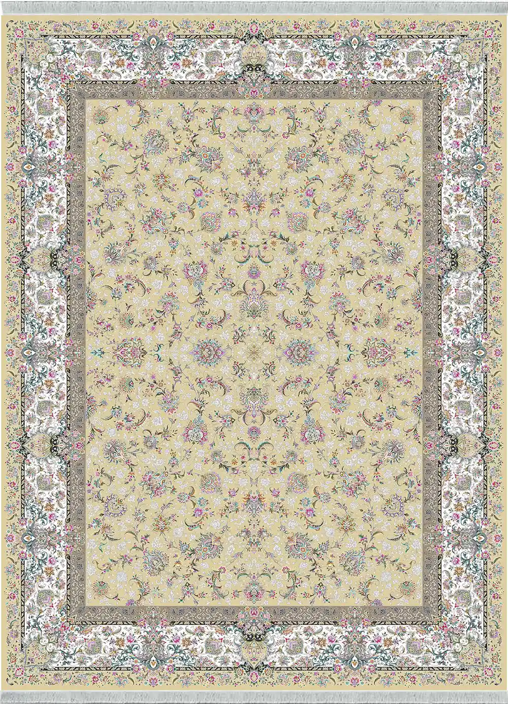 فرش 1200 شانه کلکسیون VELORA RANGI کد RANGI-HANA-MOKA