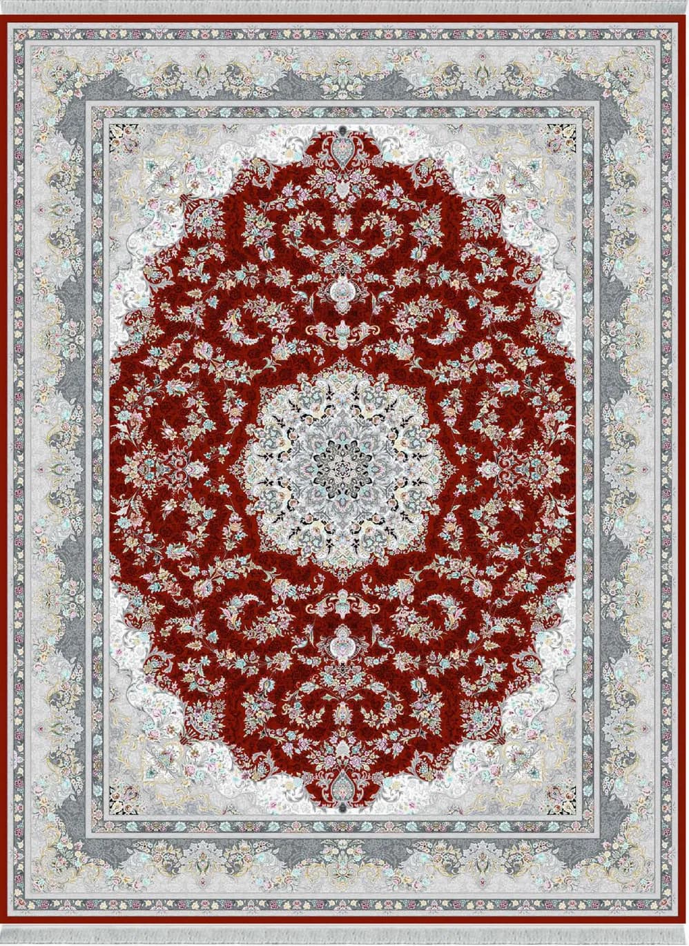 فرش 1200 شانه کلکسیون VELORA RANGI کد RANGI-NAEIN-LAKY